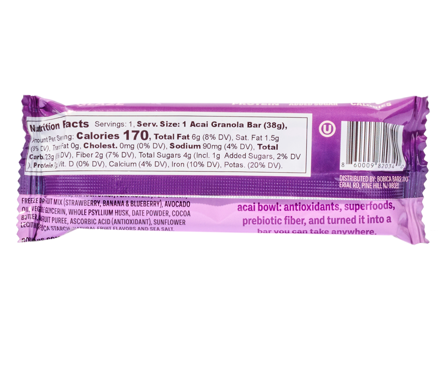 Açaí Glazed Granola Bar