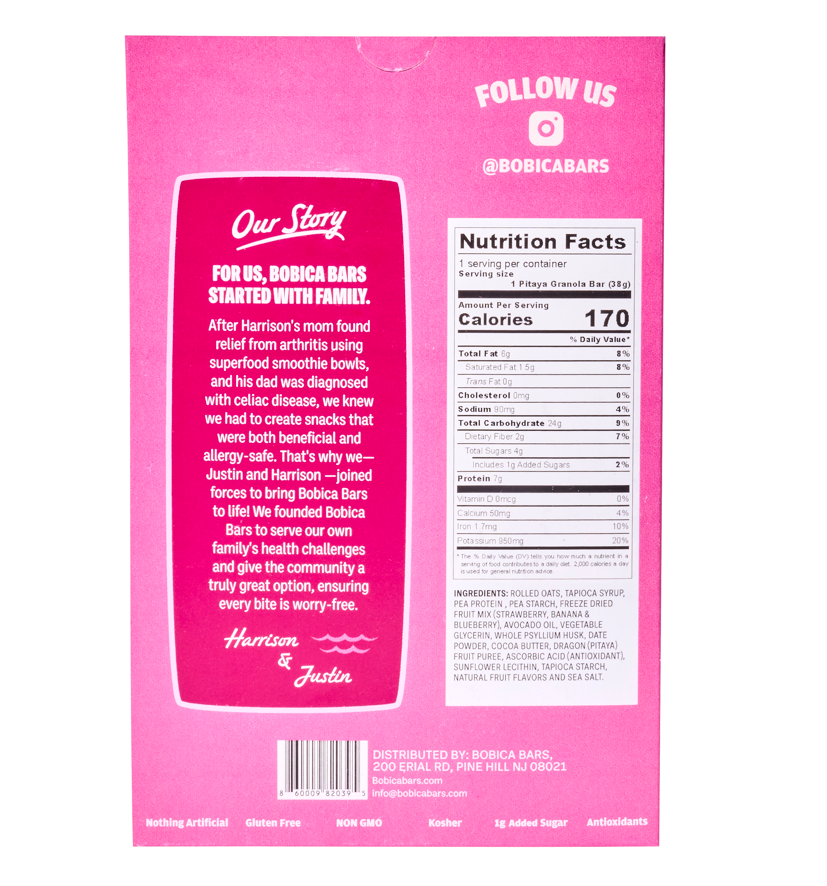 Pitaya Granola Bar