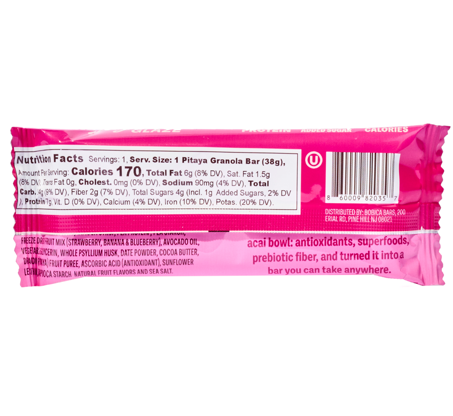 Pitaya Granola Bar