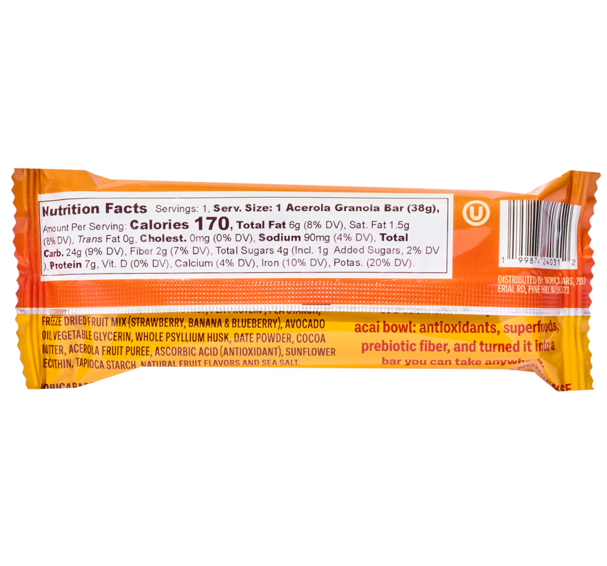 Acerola Glazed Granola Bar